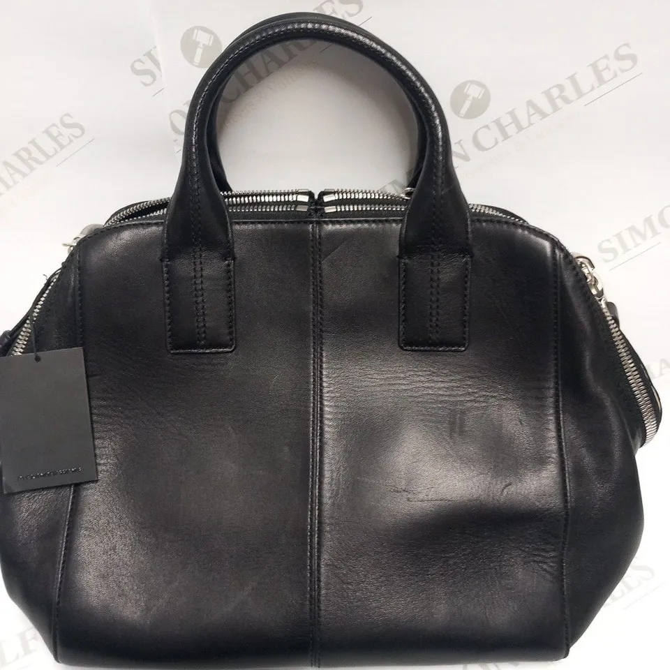 ALEXANDER WANG JAMIE NAPPA BLACK/RHODIUM BAG