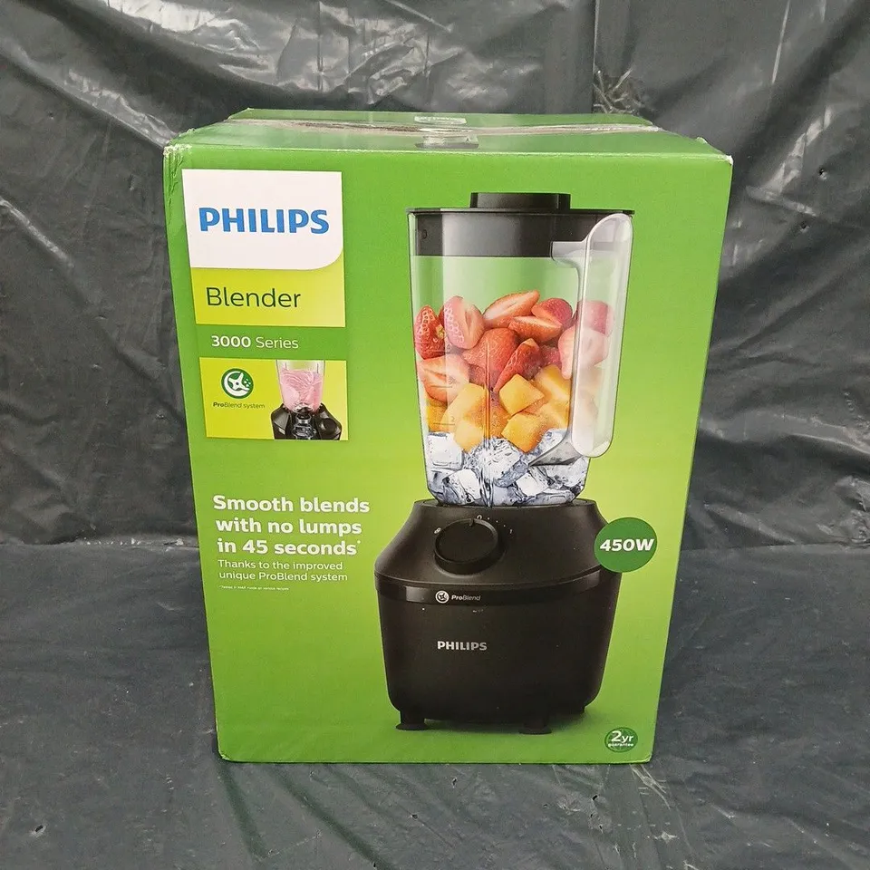 BOXED PHILIPS SERIES 3000 450W BLENDER