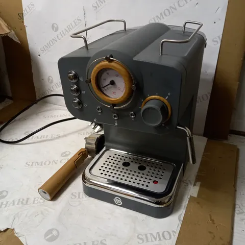 SWAN ESPRESSO COFFEE MAKER - GREY