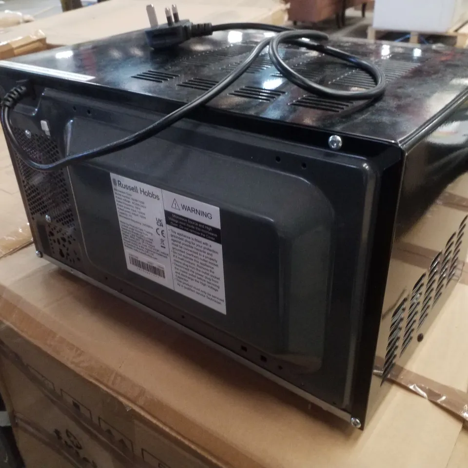 RUSSELL HOBBS TEXTURES 17L BLACK MICROWAVE