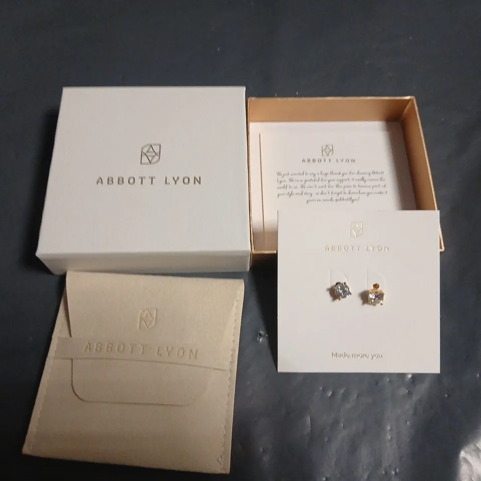 BOXED ABBOT LYON PAIR OF EARRINGS