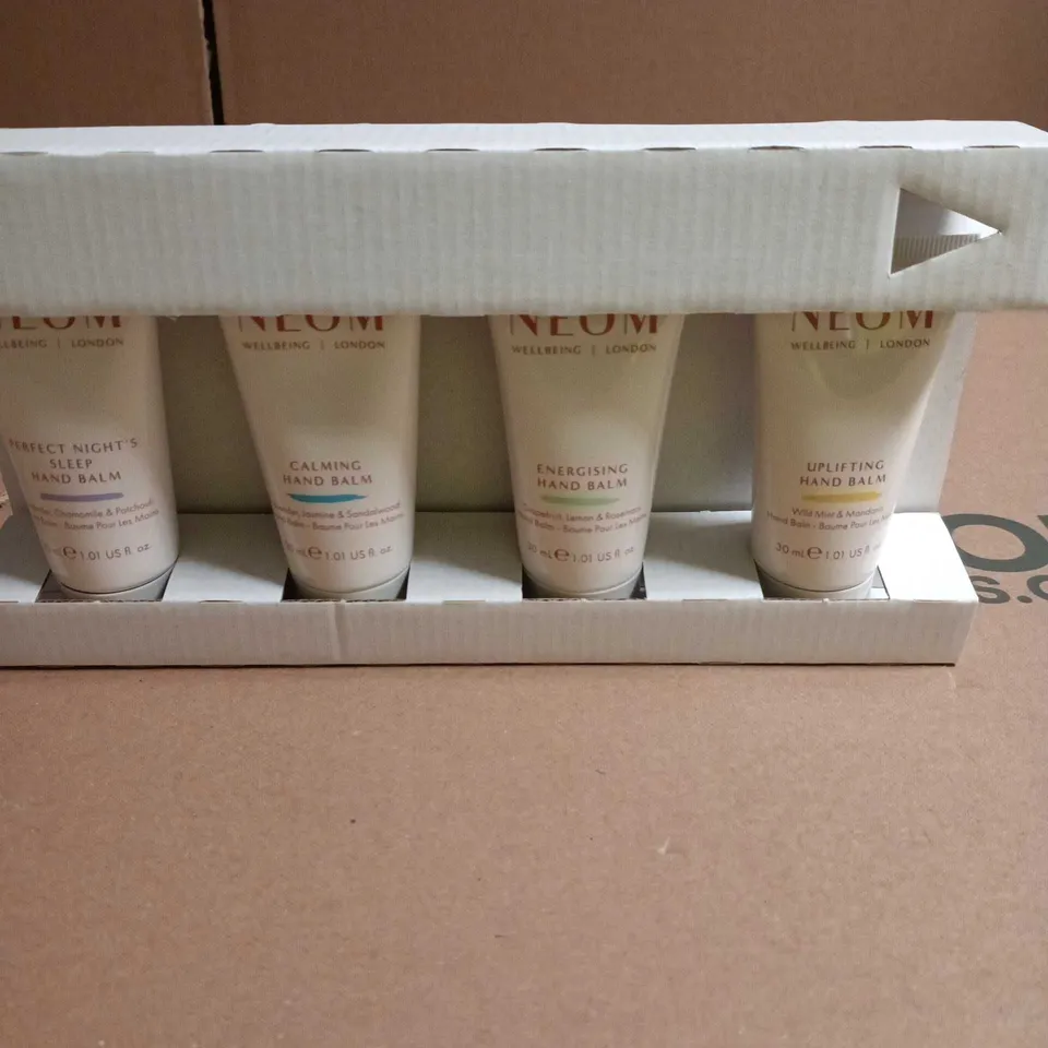 NEOM WELLBEING HAND BALM SET – 4 X 30ML