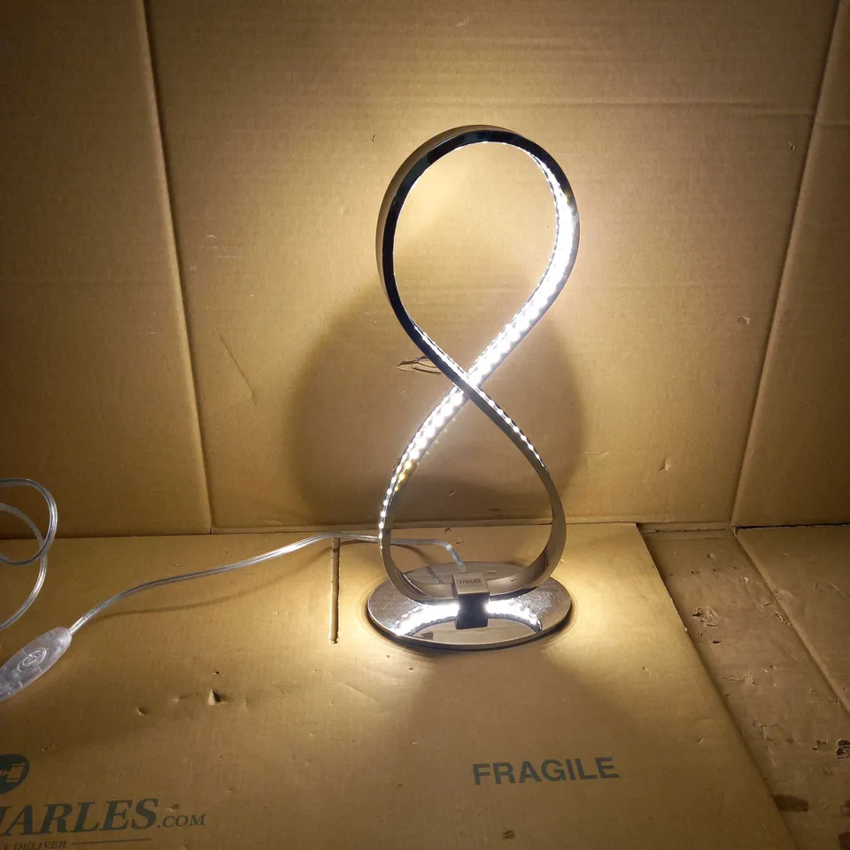 JOHN LEWIS ORA CHROME LED TABLE LIGHT 