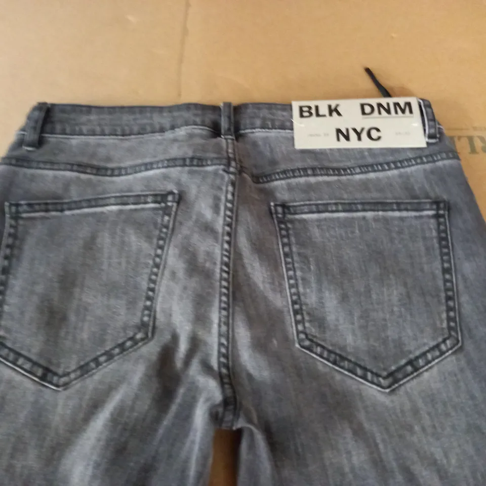 BRAND NEW BLK DNM SKINNY FIT JEANS IN COLLIER BLACK - 28