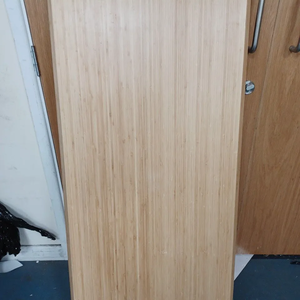 WOODEN TABLETOP APPROX 140 X 65CM - COLLECTION ONLY