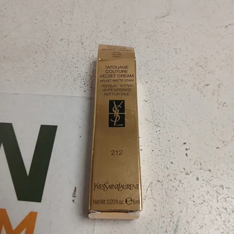 YSL TATOUAGE COUTURE VELVET CREAM LIPSTICK – SHADE 212