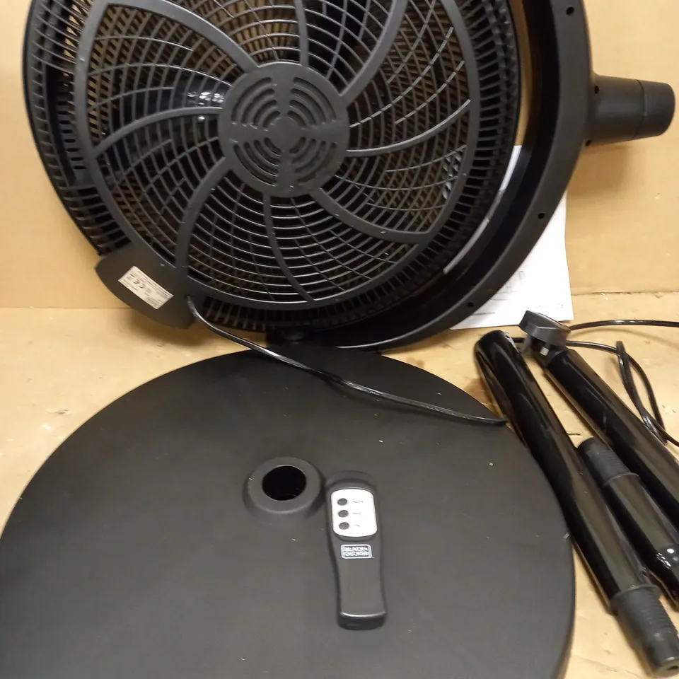 BLACK+DECKER HIGH VELOCITY PEDESTAL DESK FAN
