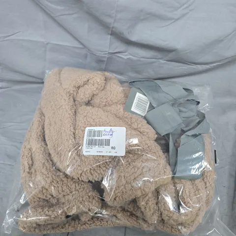 COZEE HOME SHERPA HALF-ZIP TOP