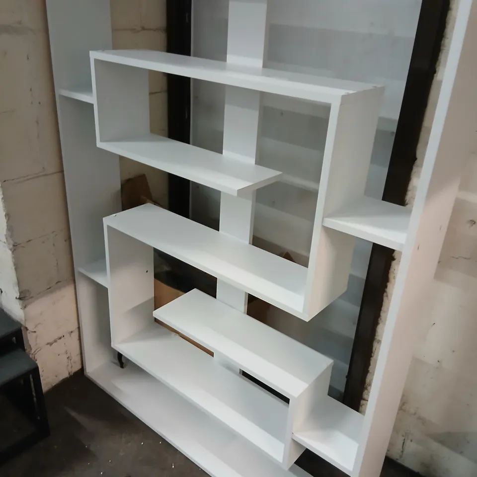 ESTEBAN MODERN BOOKCASE WHITE