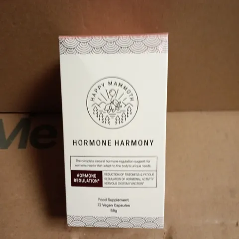 HAPPY MAMMOTH HORMONE HARMONY – FOOD SUPPLEMENT, 72 VEGAN CAPSULES (58 G) - BB 10/2027
