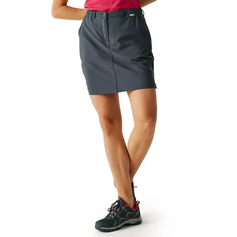 BRAND NEW REGATTA WOMENS HIGHTON III SKORTS IN SEAL GREY - SIZE 10