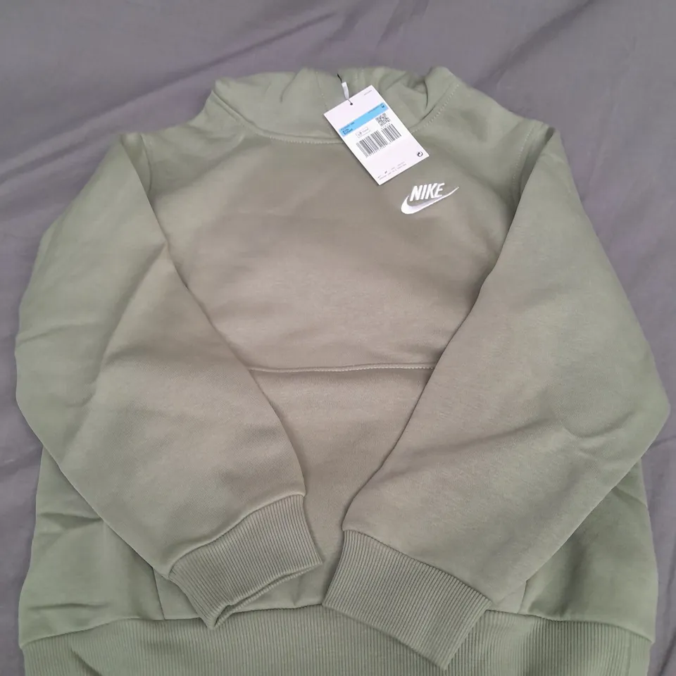 NIKE KIDS HOODIE IN GREEN SIZE M