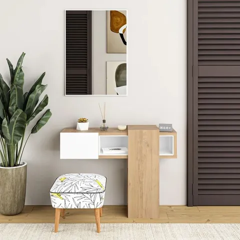 BOXED DRESSING TABLE WITH MIRROR (1 BOX)