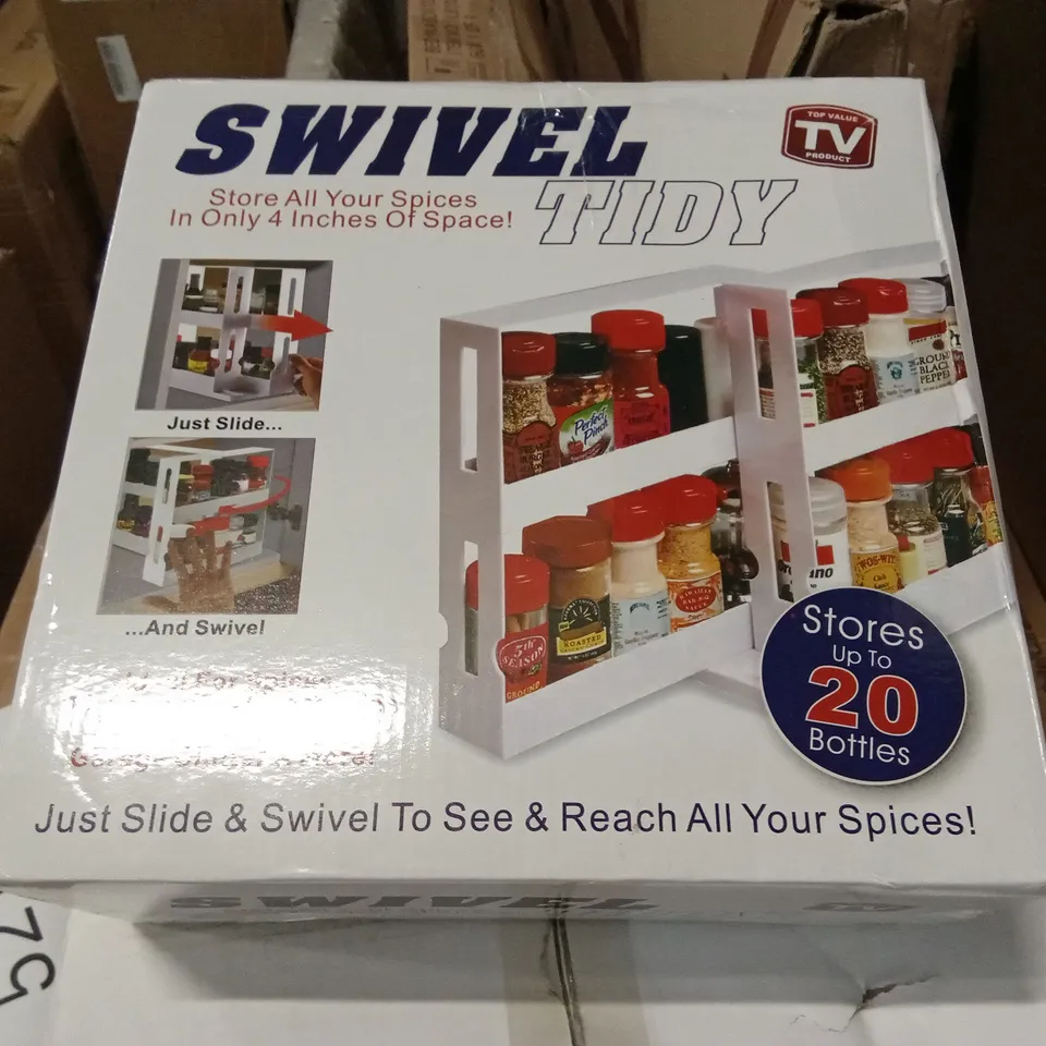 BOXED CABINET SPICE RACK 