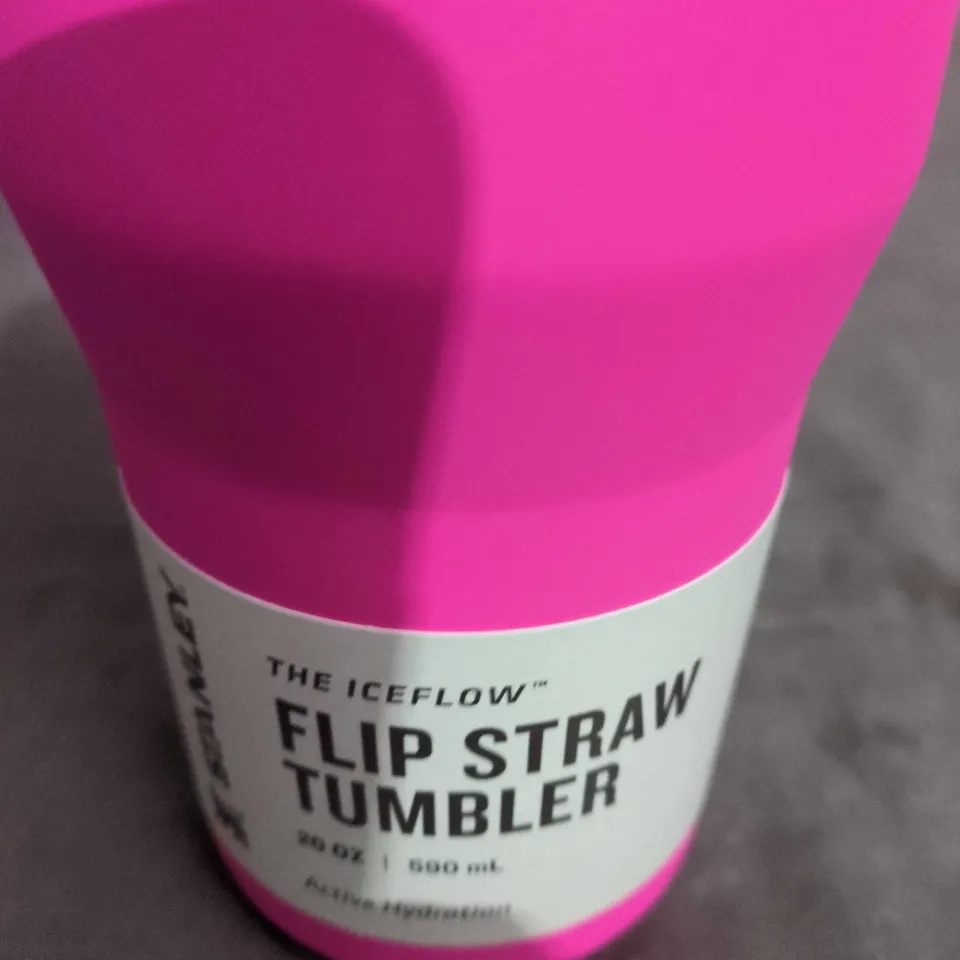 STANLEY THE ICEFLOW FLIP STRAW TUMBLER PINK – 20 OZ (600 ML)