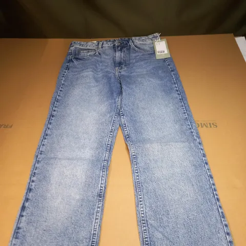 WOMENS DENIM VINTAGE STRAIGHT JEANS SIZE 12