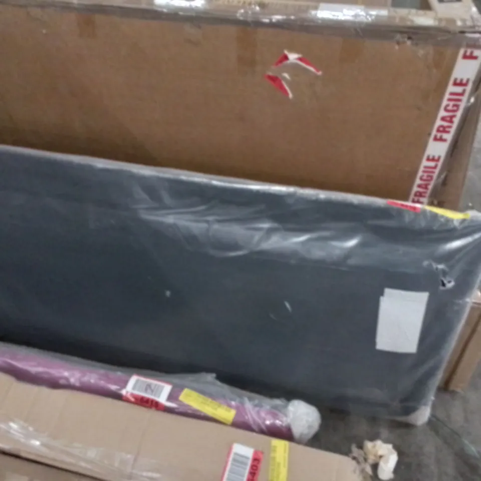 ATMAN BLACK UPHOLSTERED HEADBOARD (1 ITEM)