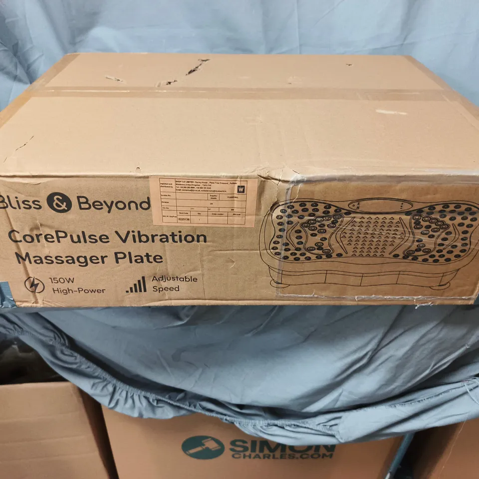 BLISS & BEYOND COREPULSE VIBRATION MASSAGER PLATE – BOXED