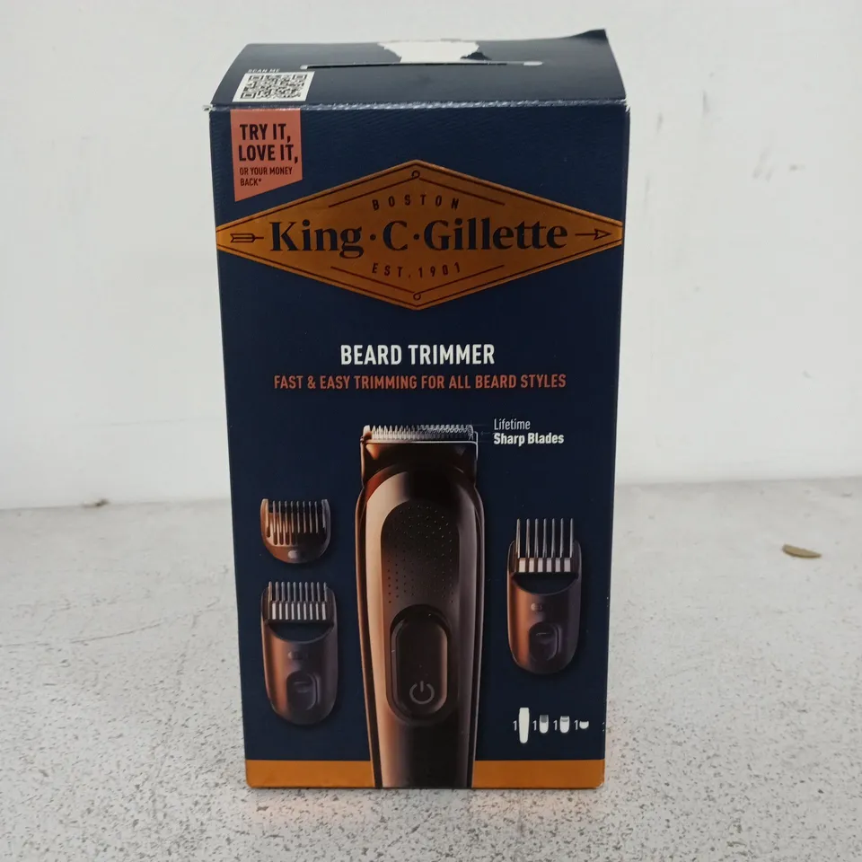 BRAUN BEARD TRIMMER – BOXED WITH ATTACHMENTS