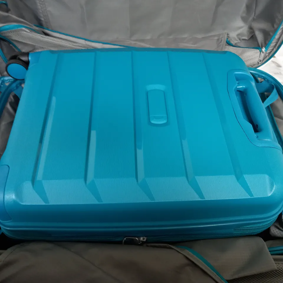 ROCK LUGGAGE TULUM 3PC SUITCASE SET - SKY BLUE