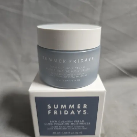 SUMMER FRIDAYS RICH CUSHION CREAM MOISTURISER - 50 ML - BOXED