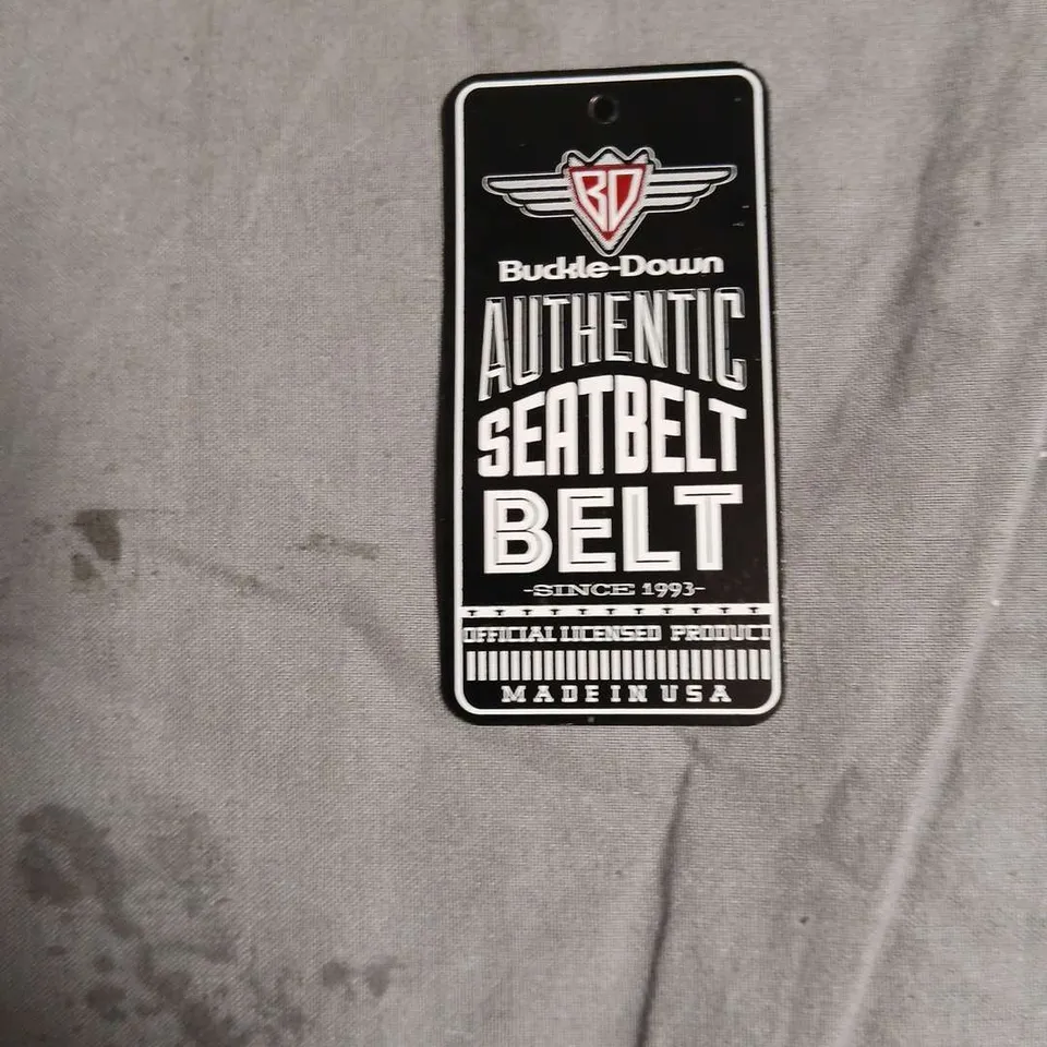 CORVETTE BUCKLE-DOWN AUTHENTIC SEAT BELT BELT – MADE IN USA