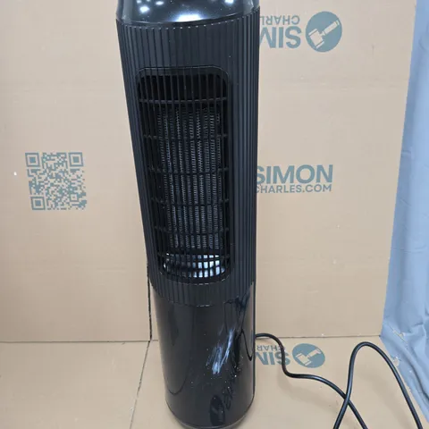 HOMESMART CERAMIC ELECTRIC FAN HEATER – TOWER, BLACK