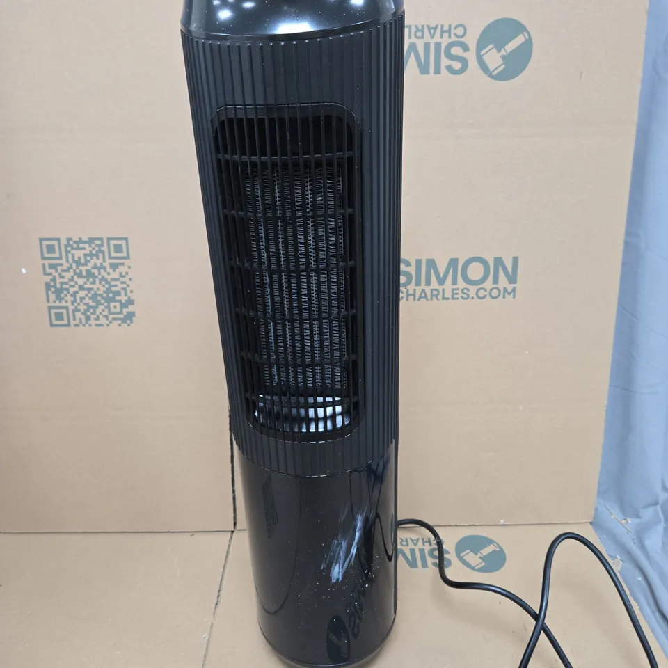 HOMESMART CERAMIC ELECTRIC FAN HEATER – TOWER, BLACK