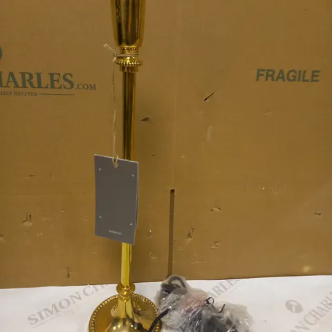 DAR LIGHTING GROUP OGNEN TABLE LAMP - NATURAL BRASS, BASE ONLY