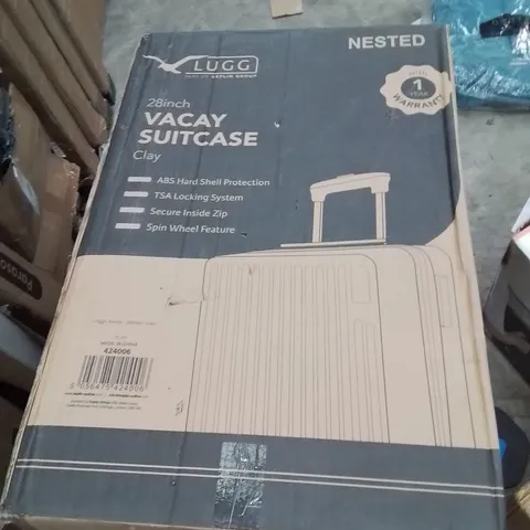BOXED LUGG 28INCH VACAY SUITCASE CLAY