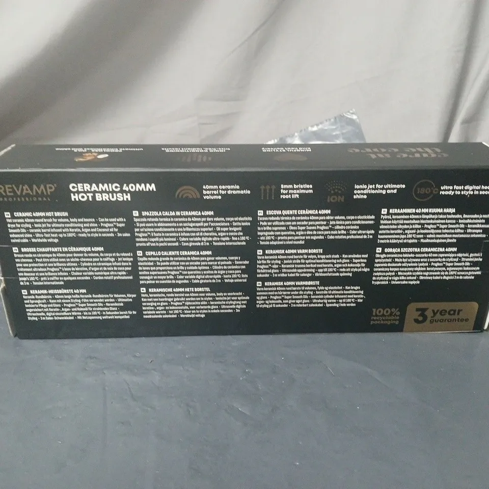 REVAMP CERAMIC 40MM HOT BRUSH BOXED
