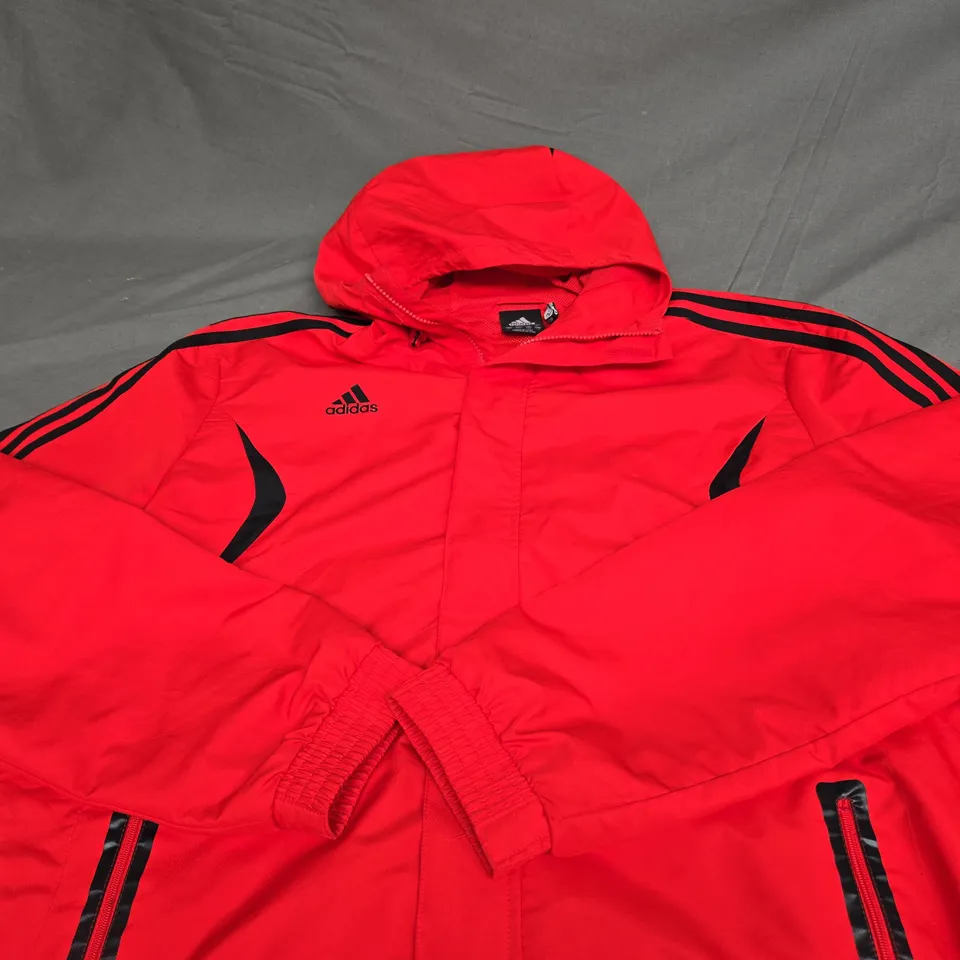 ADIDAS FULL ZIP COAT SIZE L