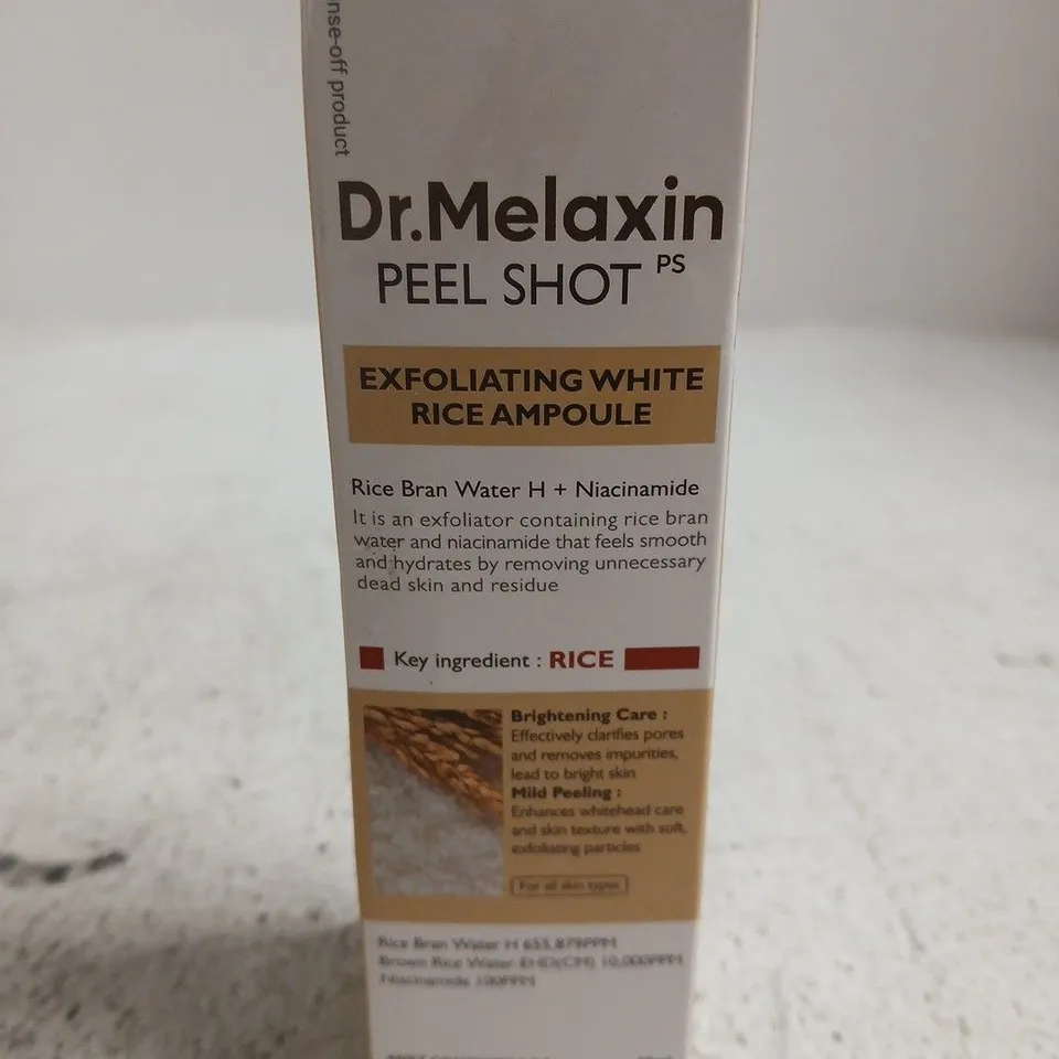 SEALED DR MELAXIN PEEL SHOT RICE AMPOULE 80ML