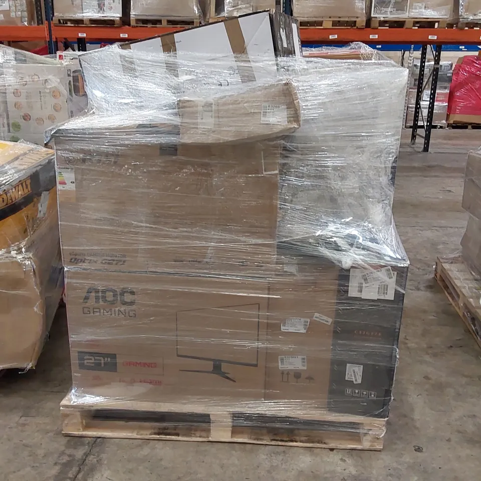 PALLET OF APPROXIMATELY 21 UNPROCESSED RAW RETURN MONITORS TO INCLUDE;