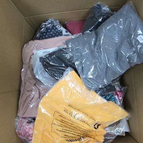 BOX OF APPROXIMATELY 25 ASSORTED ITEMS TO INCLUDE: CHARLOTTE WEST BLOUSE