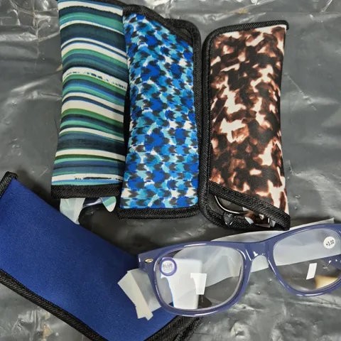 HUMMINGBIRD SET OF 4 READERS WITH BLUE LIGHT FILTER
