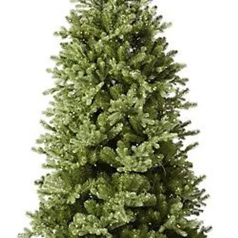 SANTA'S BEST 16 FUNCTION PRE-LIT 8FT SNOW-KISSED CHRISTMAS TREE - COLLECTION ONLY