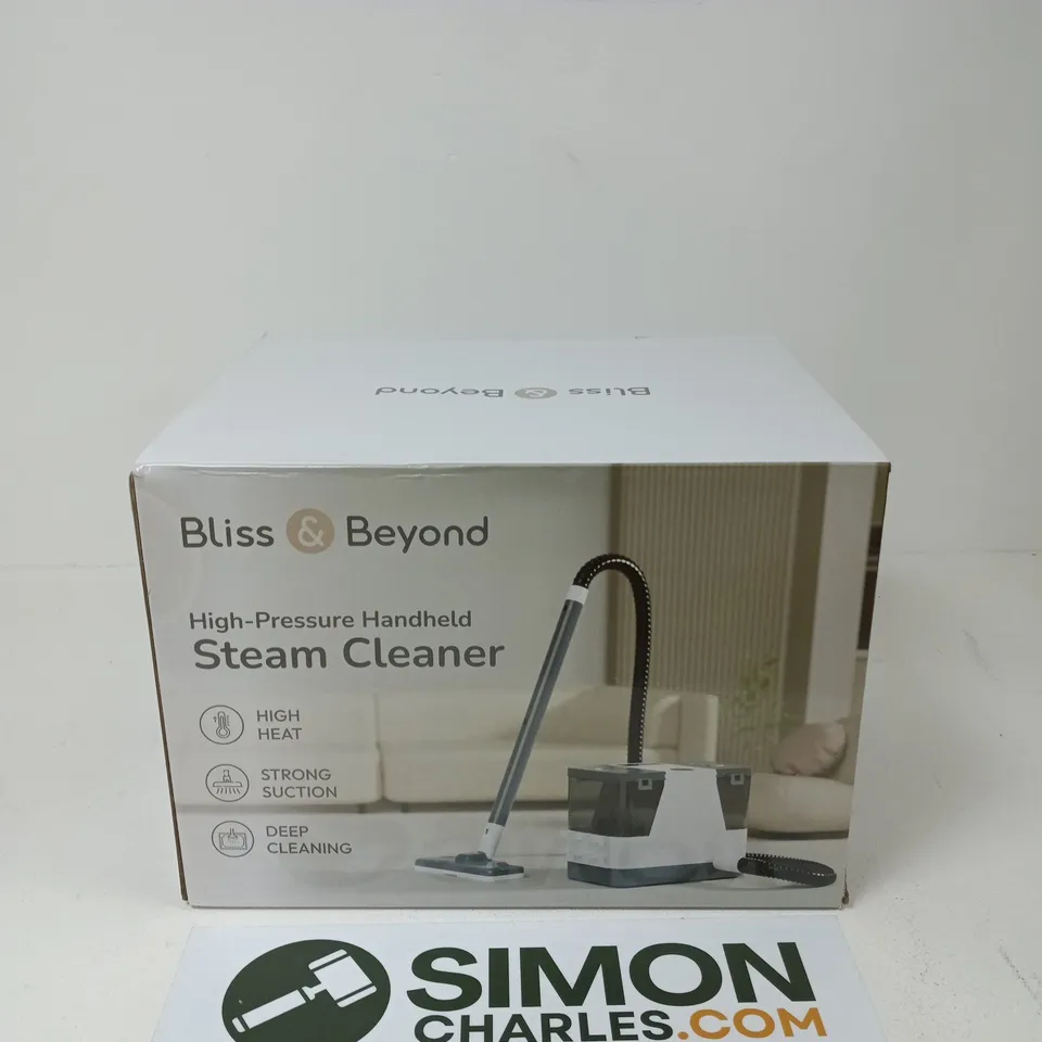 BOXED BLISS & BEYOND HIGH-PRESSURE HANDHELD STEAM CLEANER 