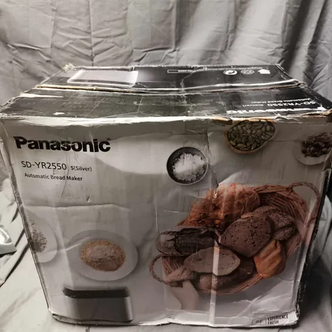 PANASONIC SD-YR2550 BREAD MAKER (SILVER) – BOXED