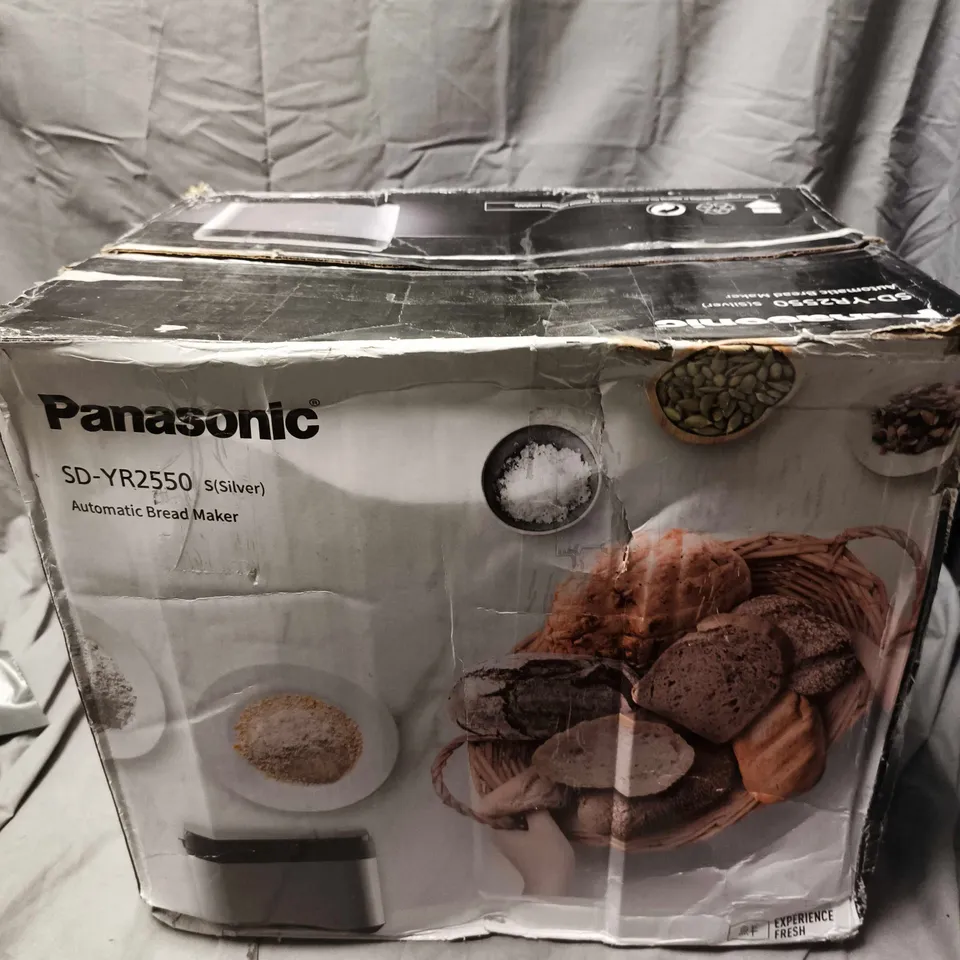 PANASONIC SD-YR2550 BREAD MAKER (SILVER) – BOXED