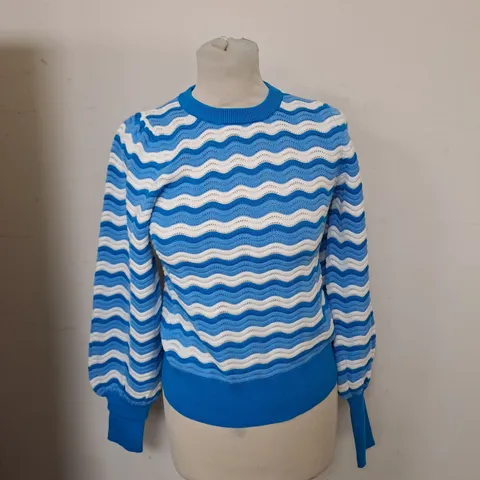 FRENCH CONECTION SMALL ONNA RIPPLE SWEATER 