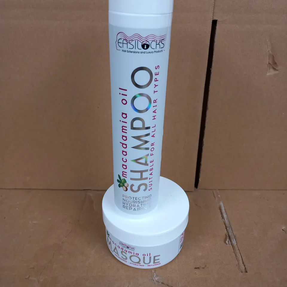EASILOCKS MACADAMIA OIL SHAMPOO AND MASQUE