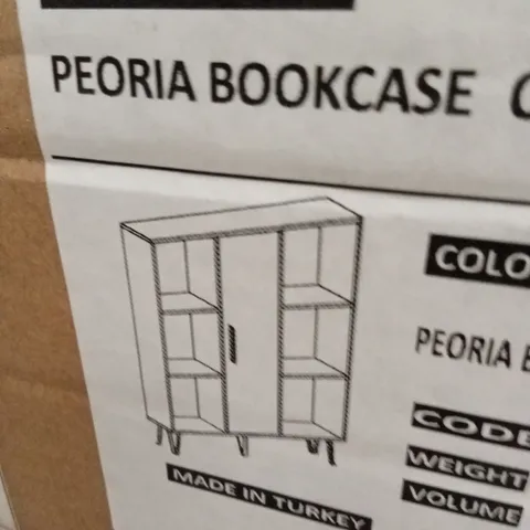 BOXED PEORIA BOOKCASE (1 BOX)