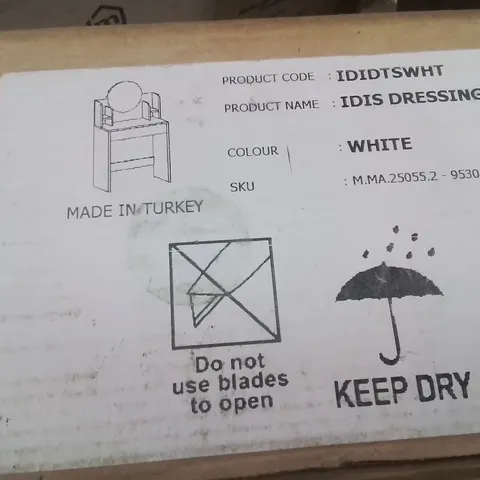 BOXED IDIS DRESSING TABLE WHITE