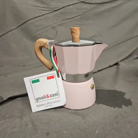 GNALI & ZANI ESPRESSO MAKER IN PINK