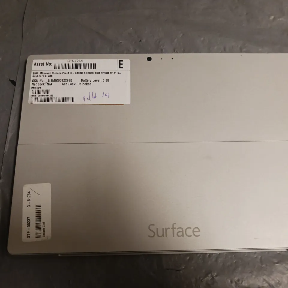 MICROSOFT SURFACE PRO 3