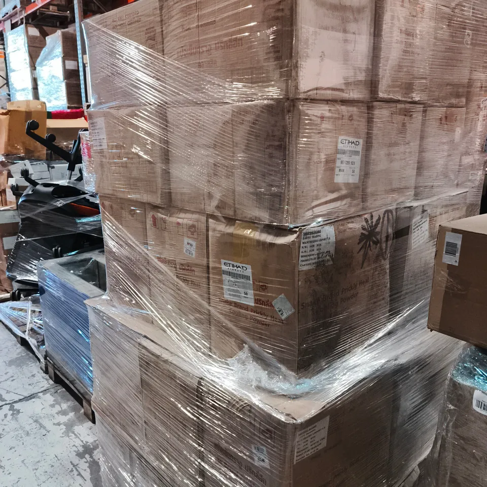 PALLET OF APPROXIMATELY 30 BOXES OF SNAKE BRAND PRICKLY HEAT ORIGINAL COOLING POWDER ( APPROXIMATELY 50 PC IN EACH BOX ) 