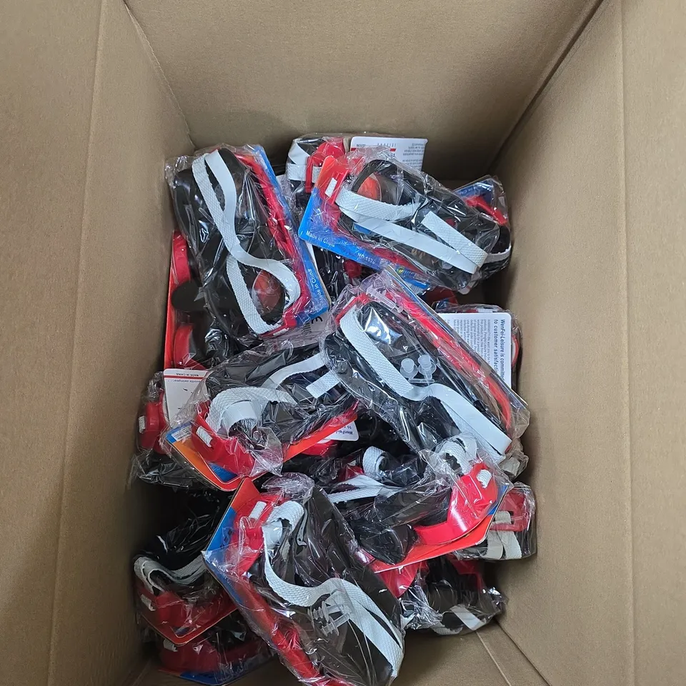 BOX OF APPROX 15 SWIMMING GOGGLES