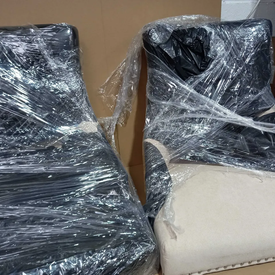 PAIR OF WARWICK DINING CHAIRS - NATURAL/OAK (1 BOX) RRP £229.99