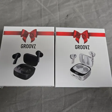 LOT OF 2 GROOVZ TWS EARBUDS